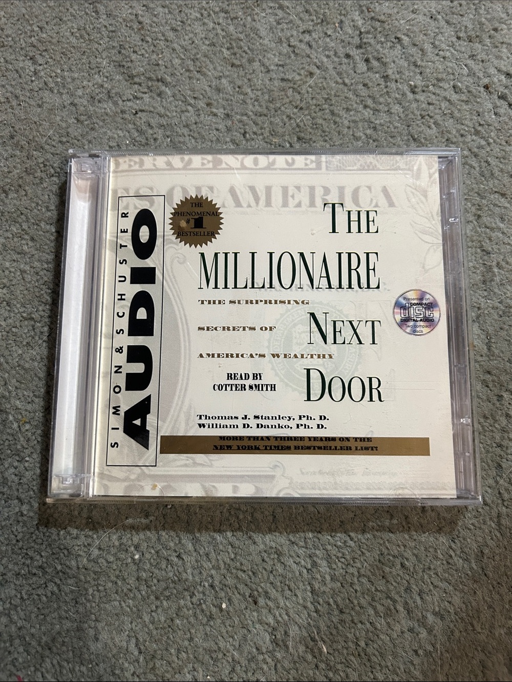 The Millionaire Next Door by Simon Schuster 2 set audio CDs